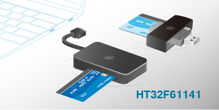 Новый 23-бит м/к HOLTEK  HT32F61141 для чтения смарт-карт
